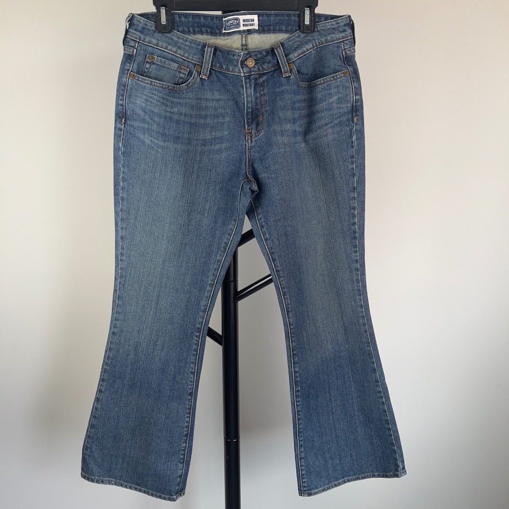 Signature by Levi‎ Strauss Modern Bootcut Jeans Medium Wash Blue Denim Sz 14 S/C